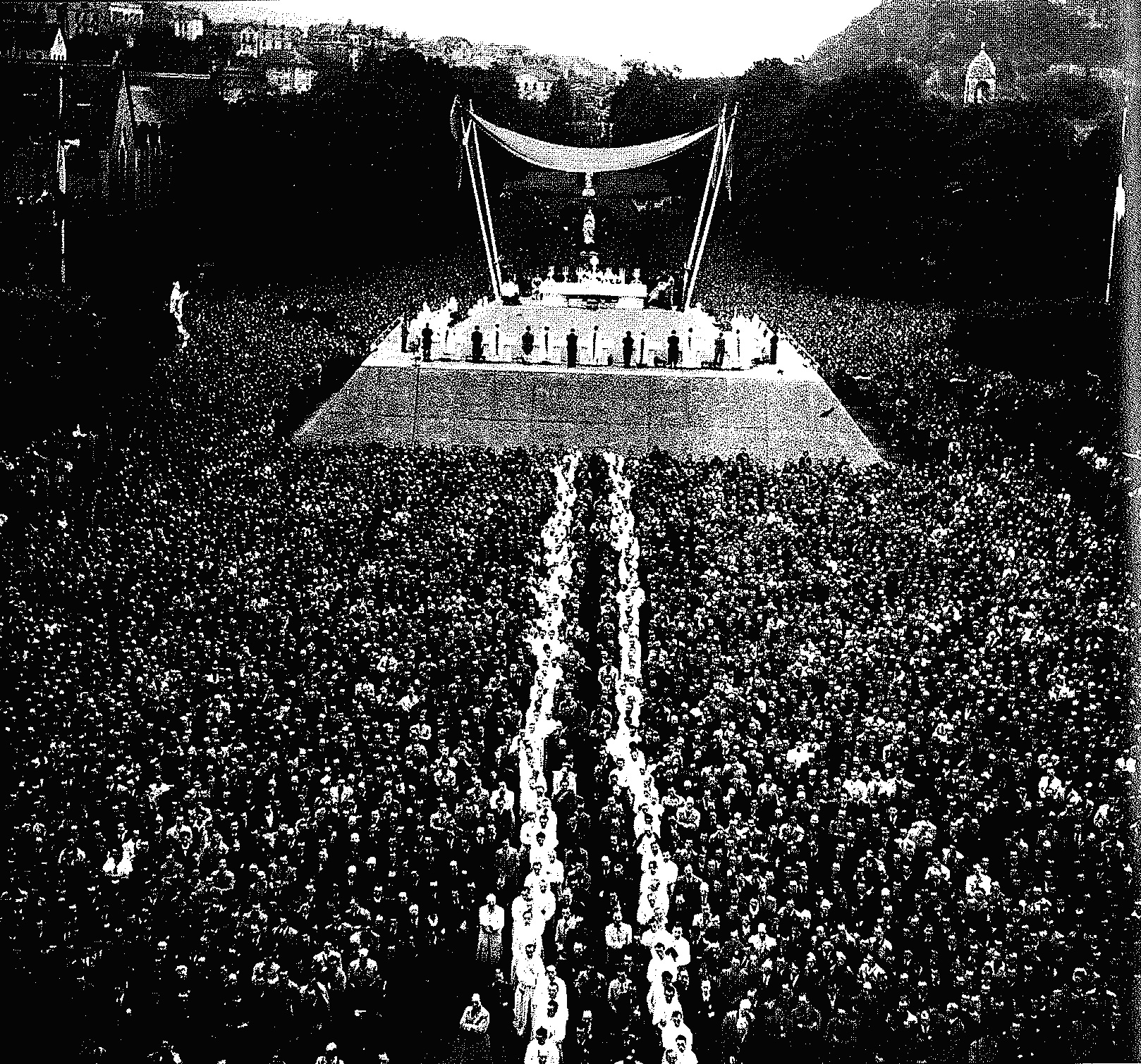 1946, Pèlerinage du retour à Lourdes Pèlerinage