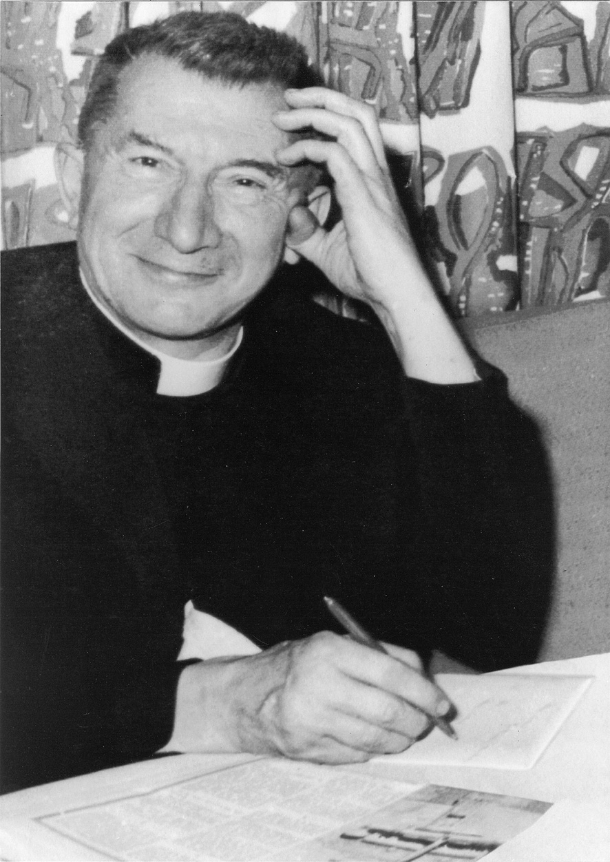 1970, Sourire d'écrivain. Date et circonstance incertaines. Sourire d'écrivain